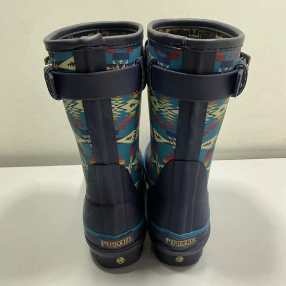 NEW PENDLETON Heritage Tucson Rain Boots Size 7 Waterproof Round Toe Buckle - Picture 5 of 8
